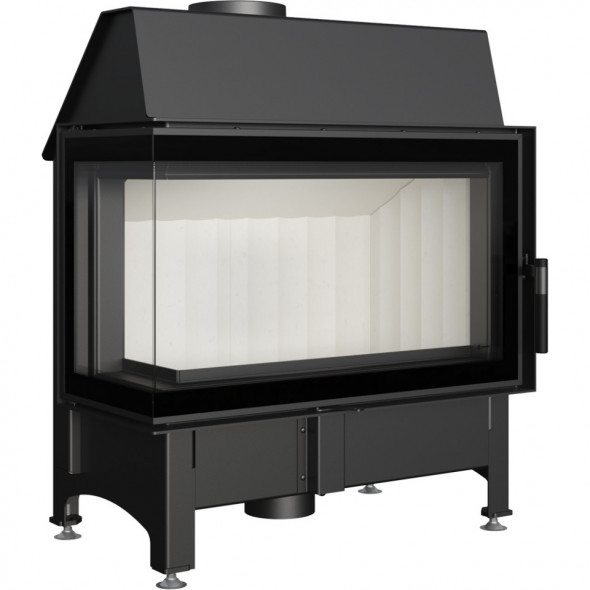 Wkład kominkowy Kratki ZIBI 12 lewy BS Deco