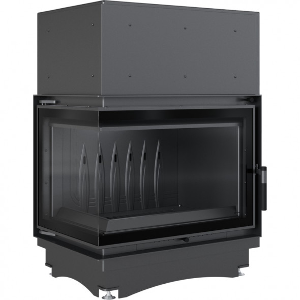 Wkład kominkowy Kratki ZUZIA Eco 12 lewy BS Deco