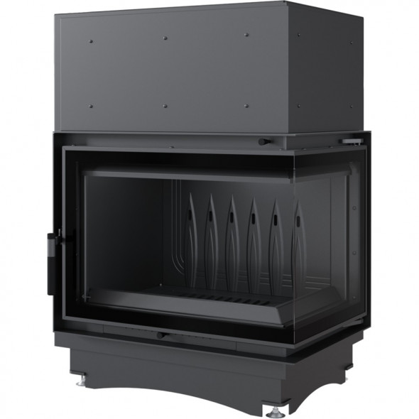 Wkład kominkowy Kratki ZUZIA Eco 12 prawy BS Deco