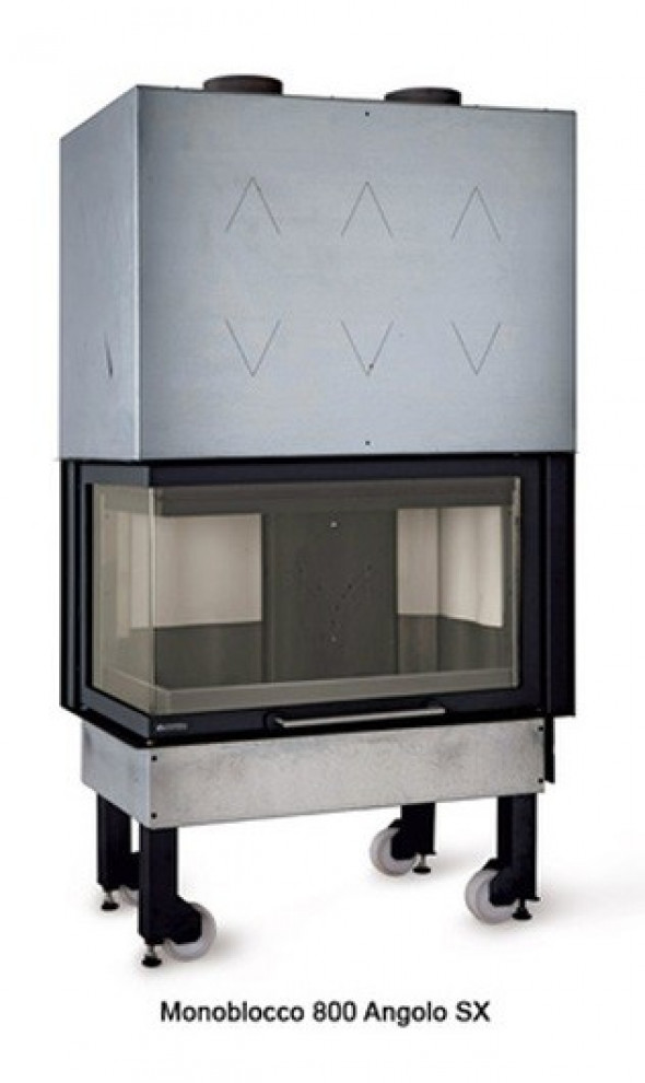 Wkład kominkowy La Nordica Monoblocco 800 Angolo SX