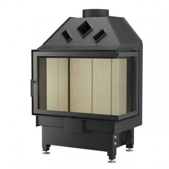 Wkład kominkowy Unico Dragon 4B prawy XL Modern