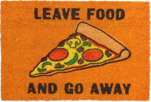 Leave food and go away