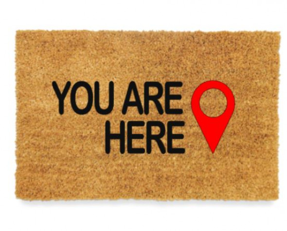 Wycieraczka do domu YOU ARE HERE