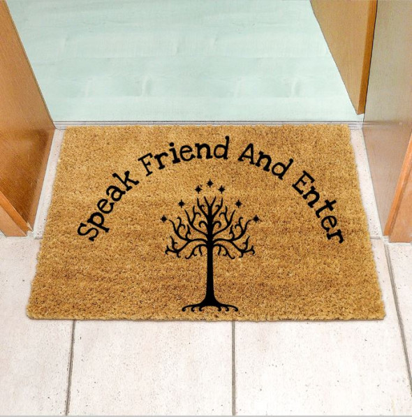 Wycieraczka Kokosowa Speak Friend And Enter