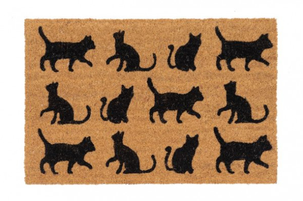 Wycieraczka kokosowa z motywem KOTY