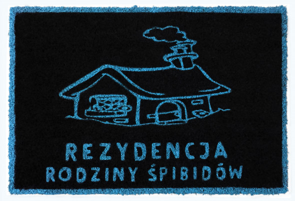Wycieraczka personalizowana indywidualny napis