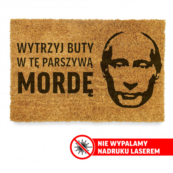 Wycieraczka pod drzwi WYTRZYJ BUTY PUTIN