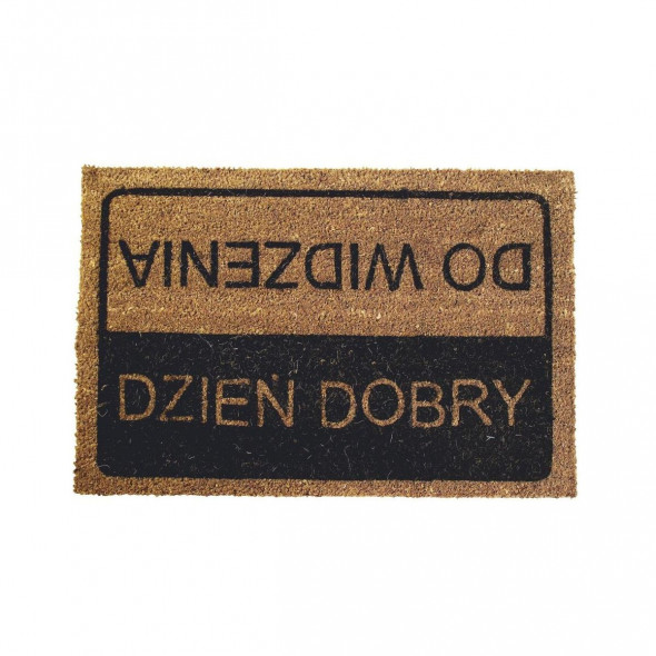Wycieraczka wewnetrzna "Dzień dobry - Do widzenia"