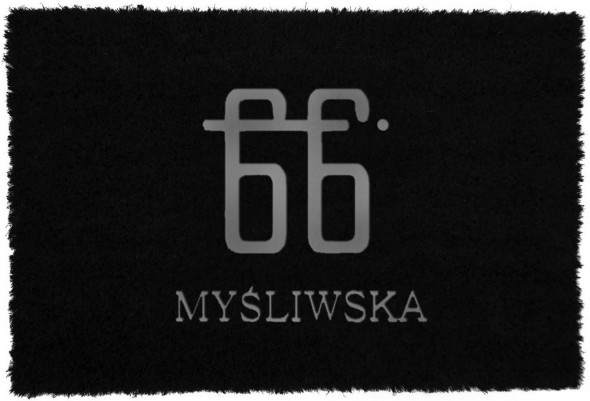 Wycieraczka z logo dla dewelopera lub firmy