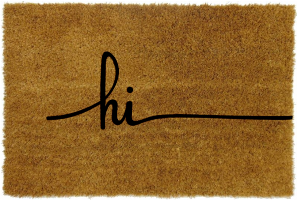 Wycieraczka z nadrukiem hi