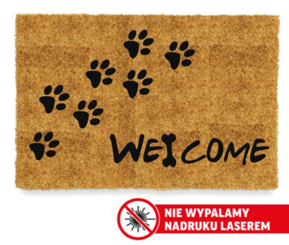 Wycieraczka z napisem "WELCOME"