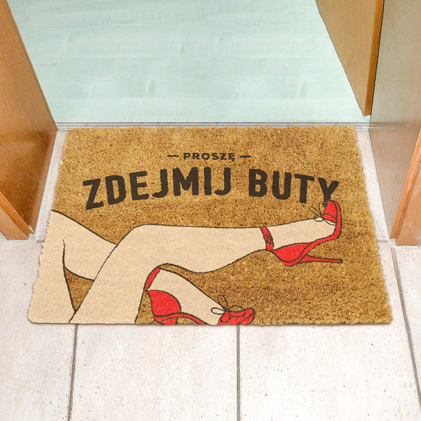 Wycieraczka Zdejmij buty prosze