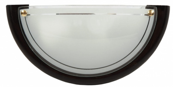 1030 Lampa Sufitowa Plafon 1/2 Drewno Standard 1X60W E27 Wenge