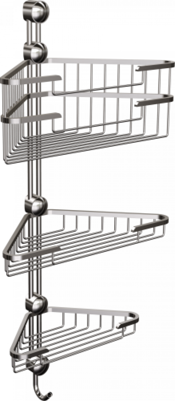 ANDEX Classic - Mydelniczka potrójna narożna 042/CC (Chrom)