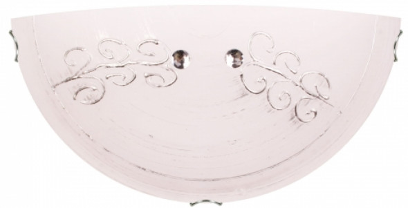 Asme Lampa Sufitowa Plafon 1/2 1X60W E27 Srebrny