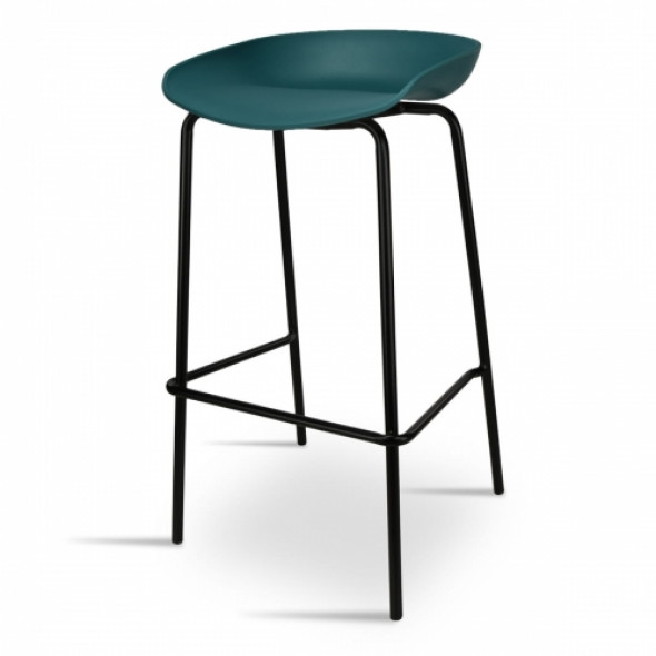 Designerski hoker MONTANA 2 (74cm) - kolor niebieski