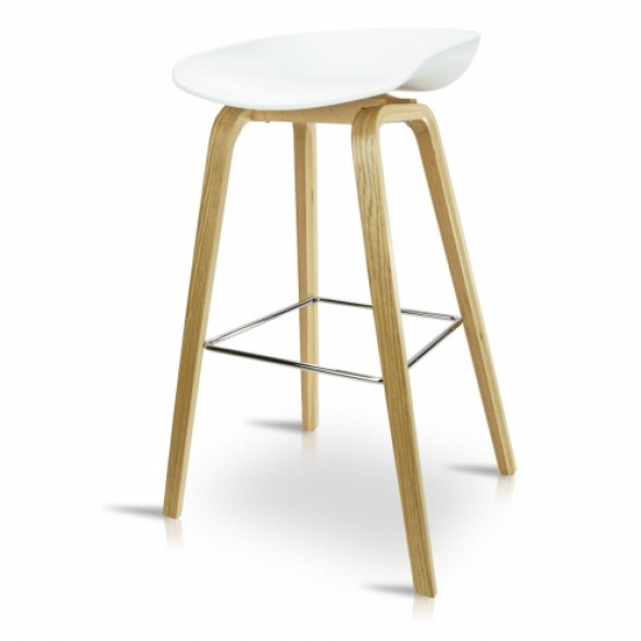 Designerski hoker MONTANA - kolor biały