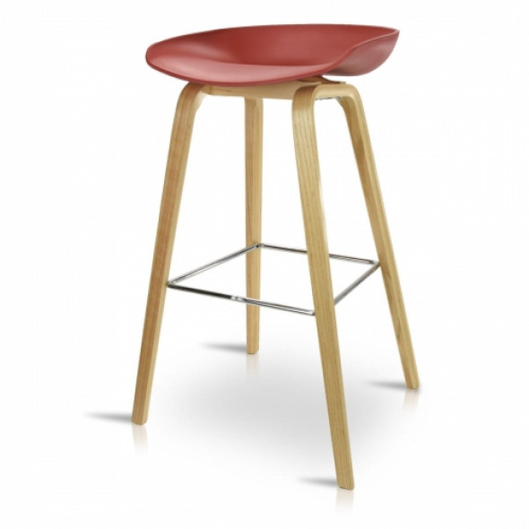 Designerski hoker MONTANA - kolor czerwony