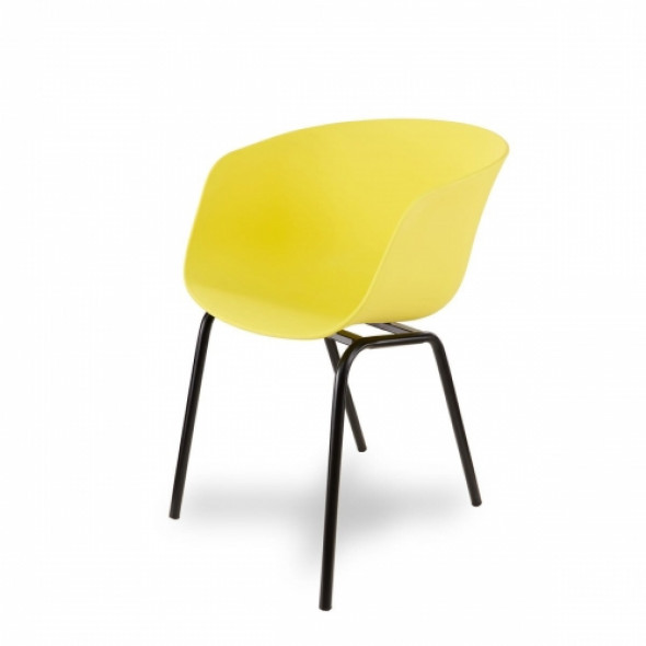 Designerskie krzesło CHICAGO 1/A - kolor żółty