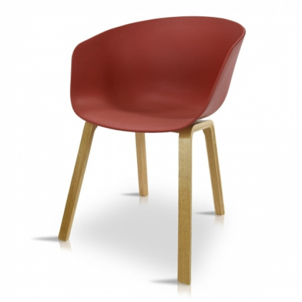 Designerskie krzesło CHICAGO - kolor czerwony