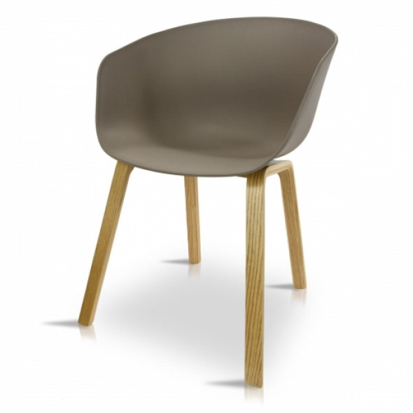 Designerskie krzesło CHICAGO - kolor szary kokos