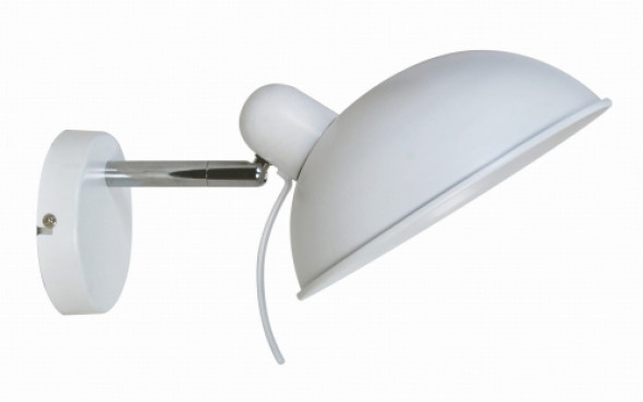 Durio Lampa Kinkiet 1X40W E14 Biały