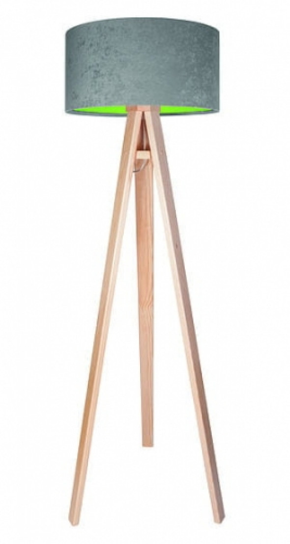 Funkcjonalna lampa podłogowa Kamelia zielona 010p-006
