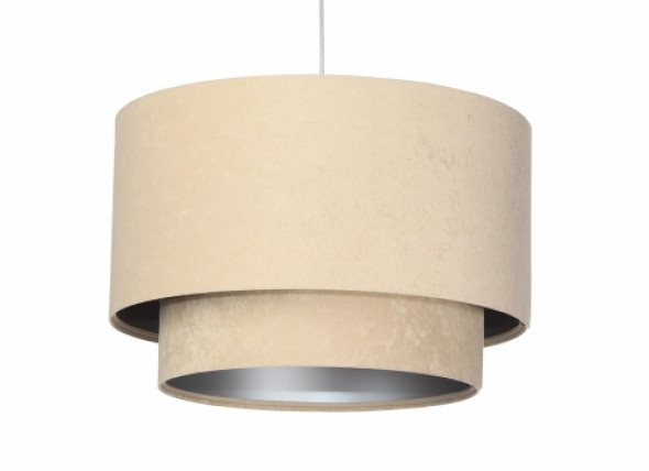 Funkcjonalna lampa wisząca Podwójna beżowa