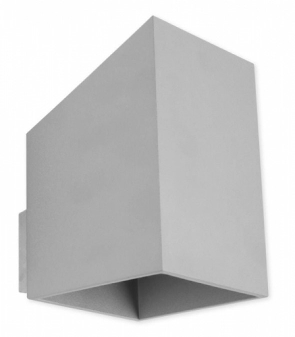 Kinkiet Rubik długi popiel