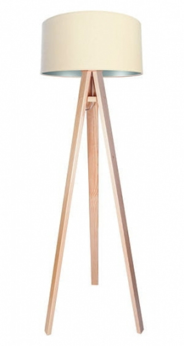 Klasyczna lampa podłogowa Verbena srebrna 010p-033