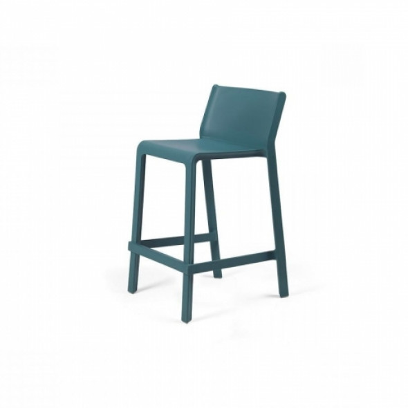 Krzesło hoker Nardi TRILL STOOL MINI - kolor ottanio/niebieski