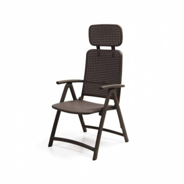 Krzesło/fotel Nardi ACQUAMARINA - kolor caffe/ciemnobrązowy