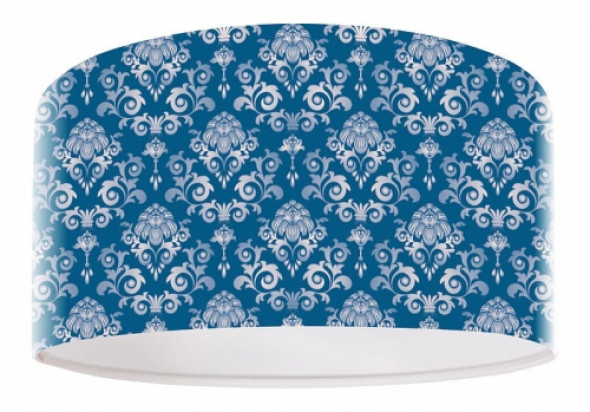 Ladna lampa wisząca Granatowy deseń-183-50cm