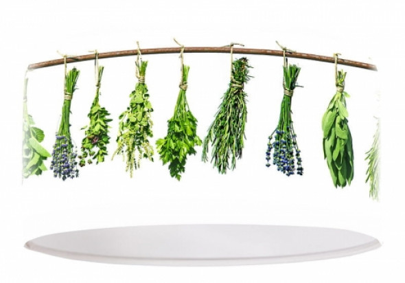 Ladna lampa wisząca Letnie zioła-091-60cm