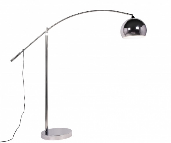 lampa stojaca podlogowa chromowana evolio