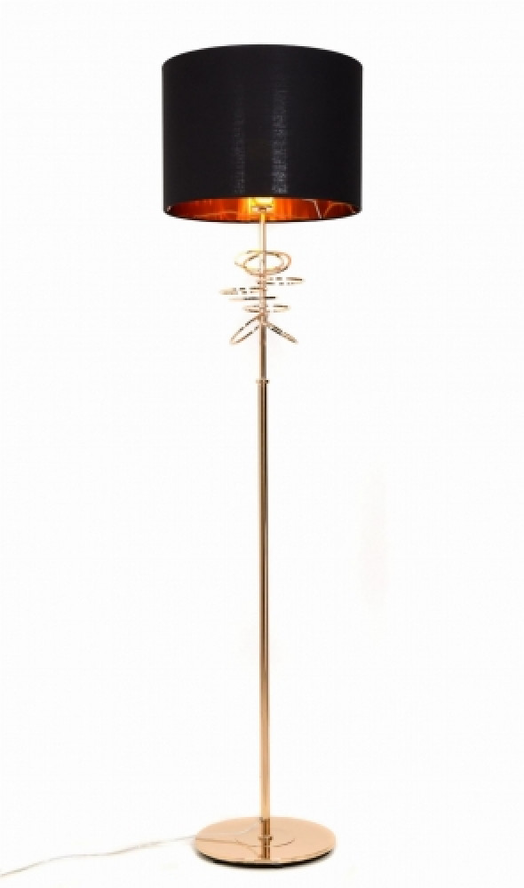 lampa stojąca podłogowa czarna milari