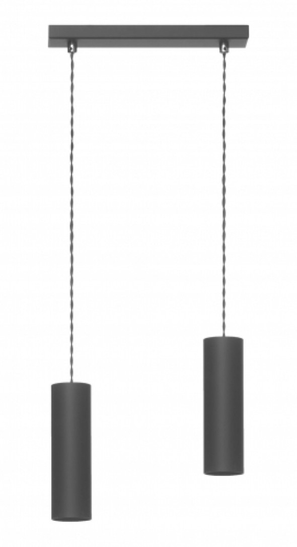 Lampa wisząca Rollg 2 czarna