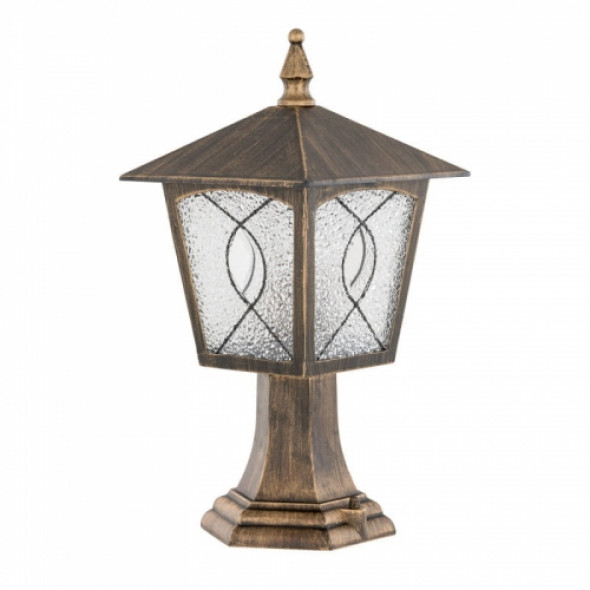 Latarnia ogrodowa Lazio kolor - Czarno, złoty