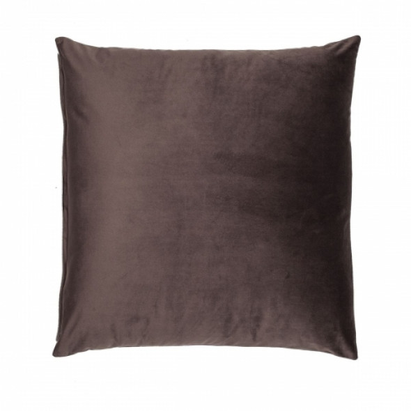 Modna aksamitna poduszka SWIT EARTH Brązowa