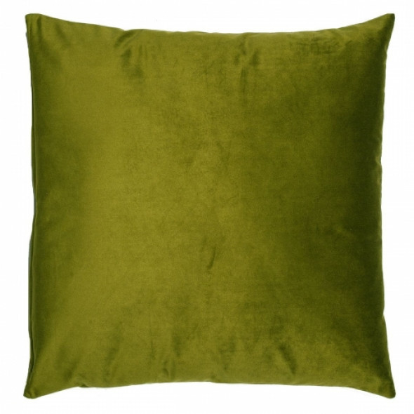 Nowoczesna aksamitna poduszka CYDR Oliwkowa