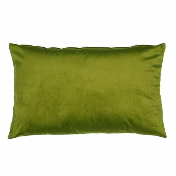 Nowoczesna aksamitna poduszka CYDR Oliwkowa