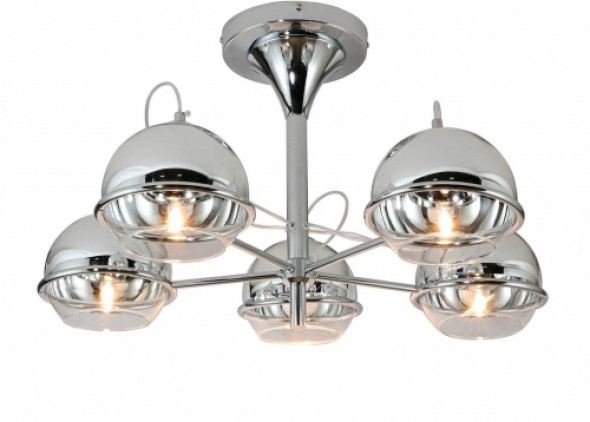 nowoczesna lampa sufitowa plafon chromowany veroni w5