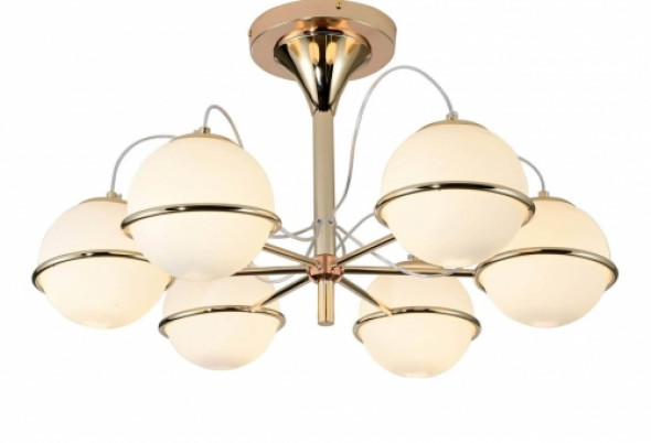 nowoczesna lampa sufitowa plafon różowo-złoty tivoli w6