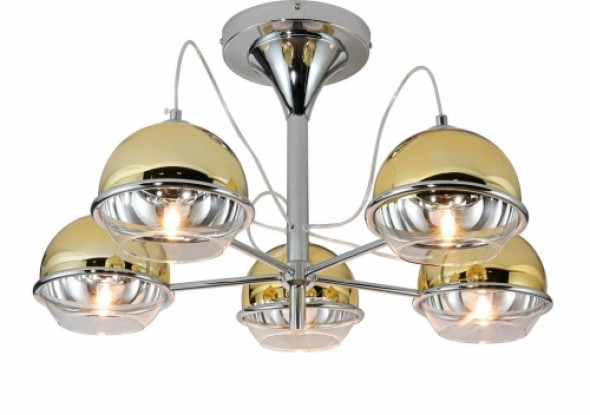 nowoczesna lampa sufitowa plafon złoty veroni w5