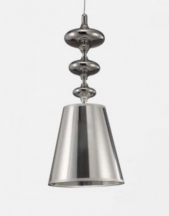 nowoczesna lampa wiszaca srebrna veneziana w1