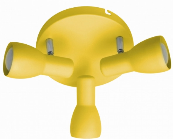 Picardo Lampa Sufitowa Plafon 3X40W E14 Musztardowy