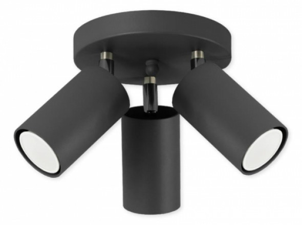 Plafon Rolos 3A czarny