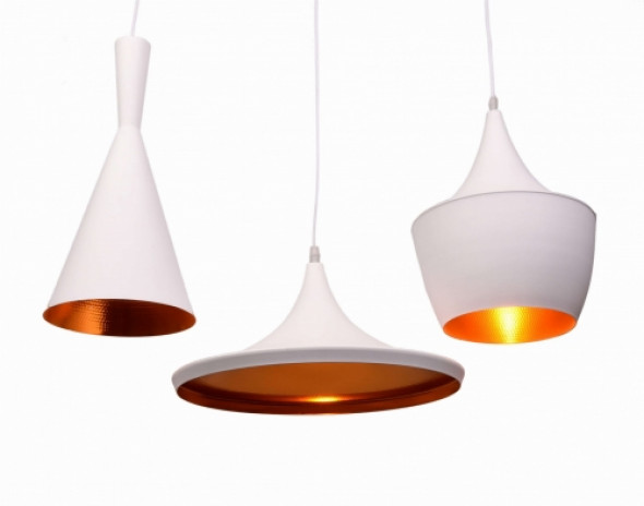 potrojna lampa wiszaca loft biala foggi trio