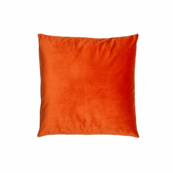 Śliczna aksamitna poduszka OLMOST LOVE Pomarańczowa