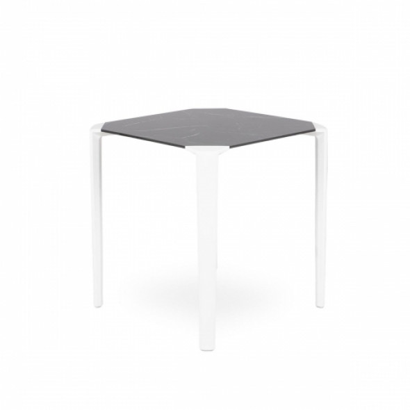 Stół Ezpeleta ONE 70 - kolor black white/czarno biały